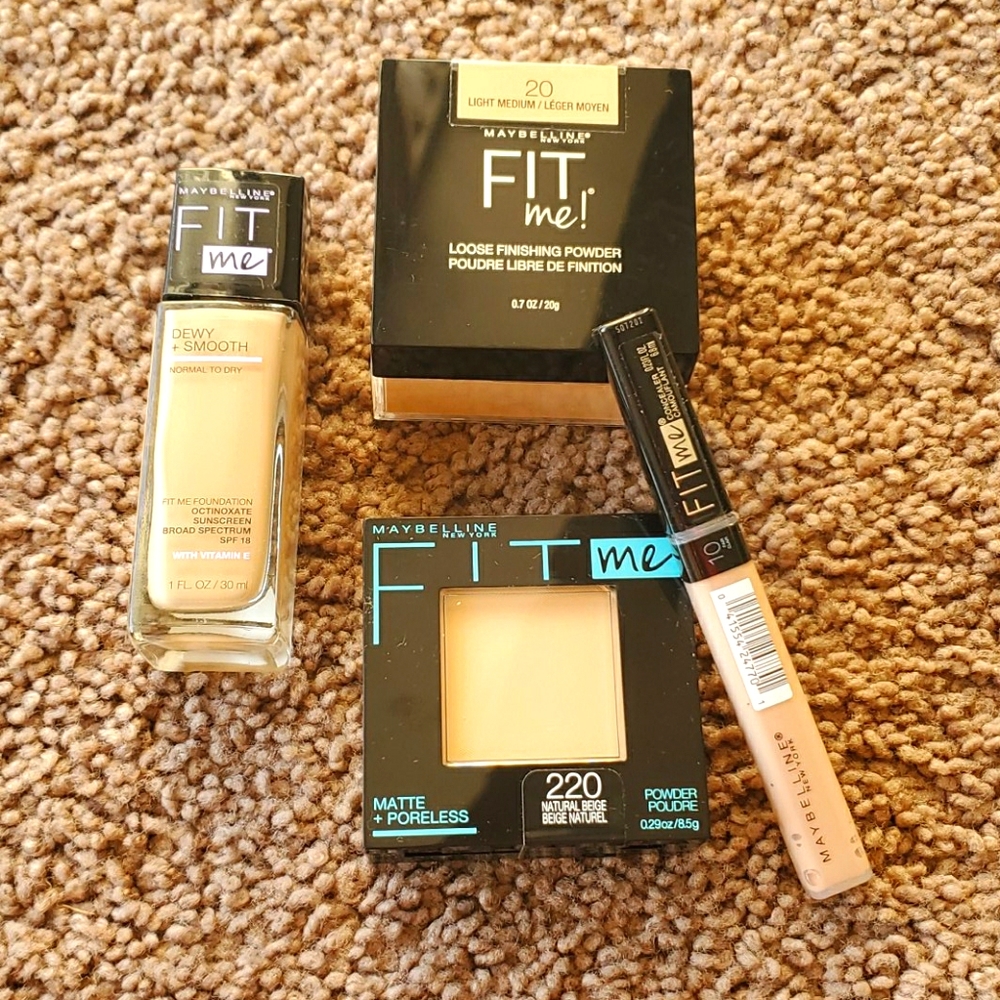 Maybelline Fitme powder/Dewy Smooth/Concealer 10
